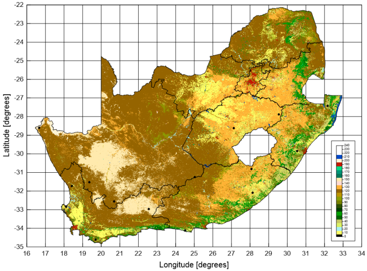 South Africa land cover